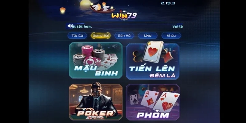 Game bài Win79 ứng dụng công nghệ 3D hiện đại, ấn tượng 