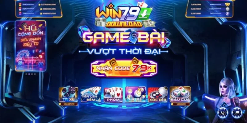 Win79 là sân chơi game bài trực tuyến hấp dẫn