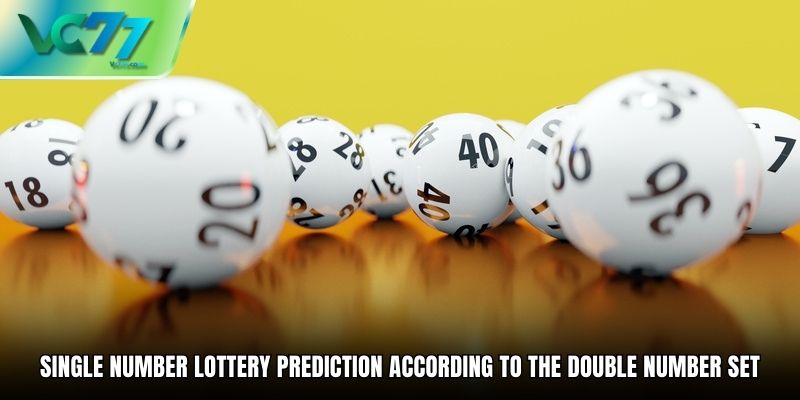 Single Number Lottery Prediction according to the double number set