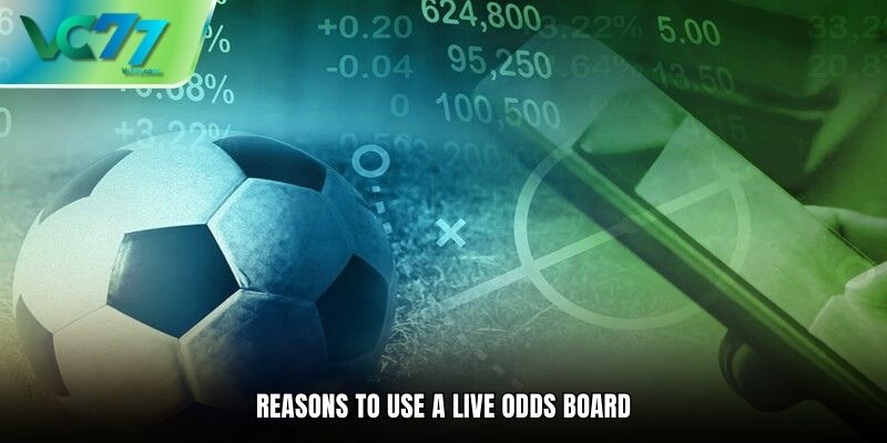 Reasons to use a live odds board