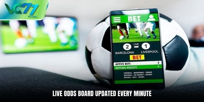 Live odds board updated every minute at VC77